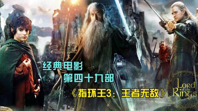 魔幻电影的巅峰之作,经典电影推荐第49部《指环王3:王者无敌》