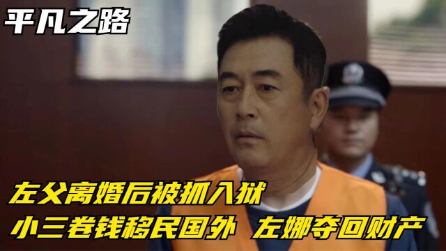 平凡之路:左父离婚后被抓入狱,小三卷钱移民国外,左娜夺回财产