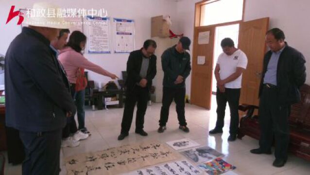 【我家住在地质公园】城关镇龙泉社区举办“申报世界地质公园书画比赛”活动