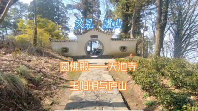 又见庐山 圆佛殿——天池寺 王阳明与庐山