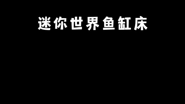 我的世界鱼缸床,体验在海底睡觉的感觉