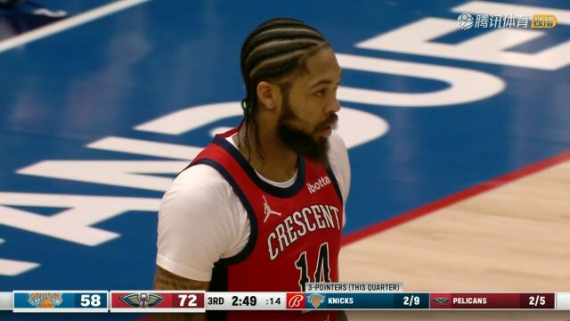 2023/24赛季NBA常规赛：尼克斯 VS 鹈鹕 全场回放