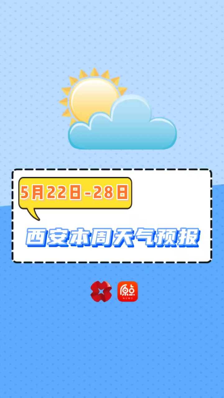 5月22日—5月28日 西安本周天气预报