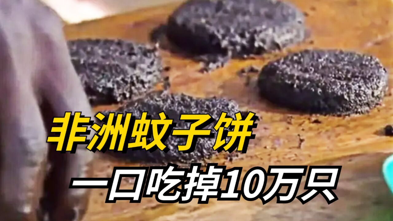 盘点世界上重口味的黑暗料理,50万只蚊子一张饼,一口就是10万只