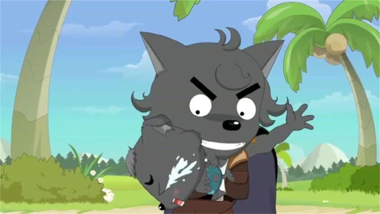 喜羊羊与灰太狼:七大恶狼合伙欺负小灰灰,还把小灰灰关进小黑屋