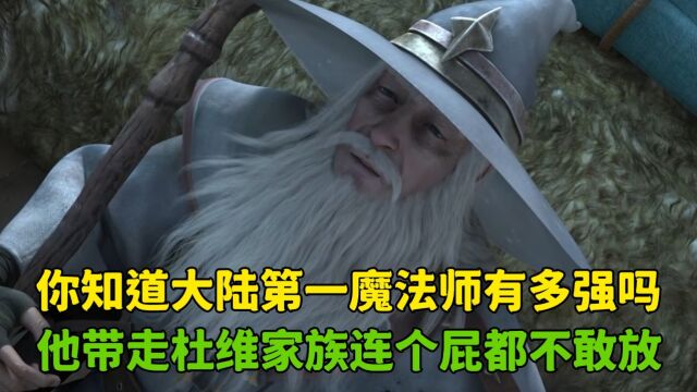 恶魔法则:你知道大陆第一魔法师有多强吗?他带走杜维家族连个屁都不敢放!