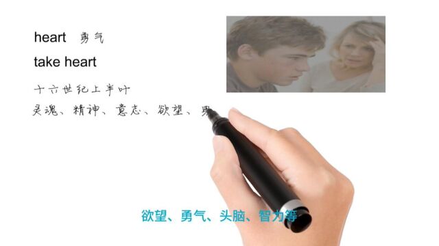 英语思维解密,为什么take heart表示振作起来,轻松学英语