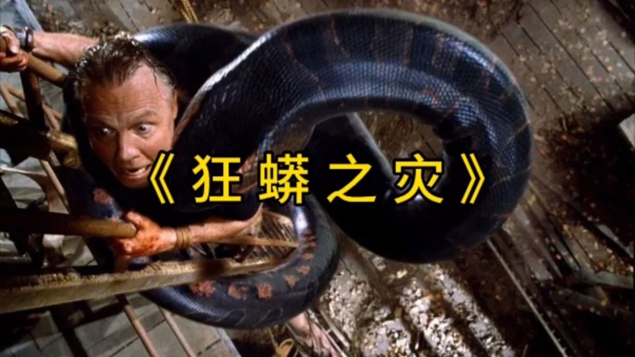 90年代上映的《狂蟒之灾》电影,那时的特效还是很震撼的