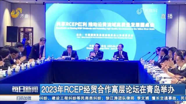 2023年RCEP经贸合作高层论坛举办,共享对外开放新机遇