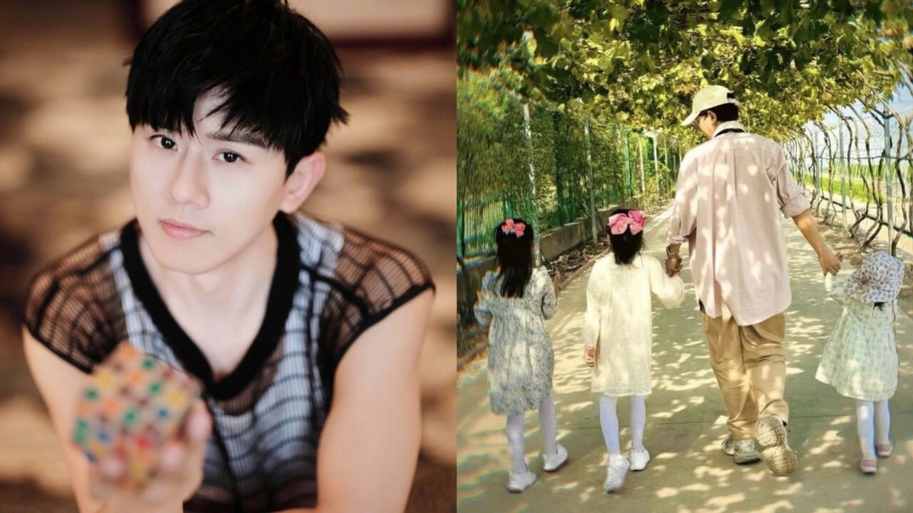 张杰用女儿名字命名麦克风,晒父女手牵手合照,跳跳俏俏身高瞩目