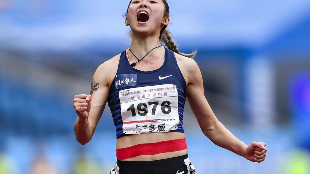 女子运动员吴艳妮,又美又飒又有担当