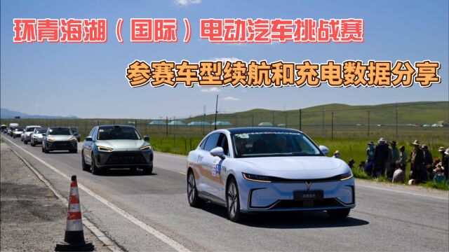 环青海湖(国际)电动汽车挑战赛参赛车型续航里程和充电数据分享