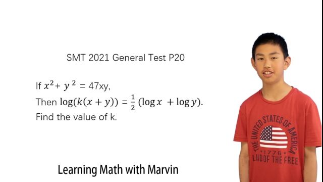 SMT数学竞赛2021 General P20英语讲题