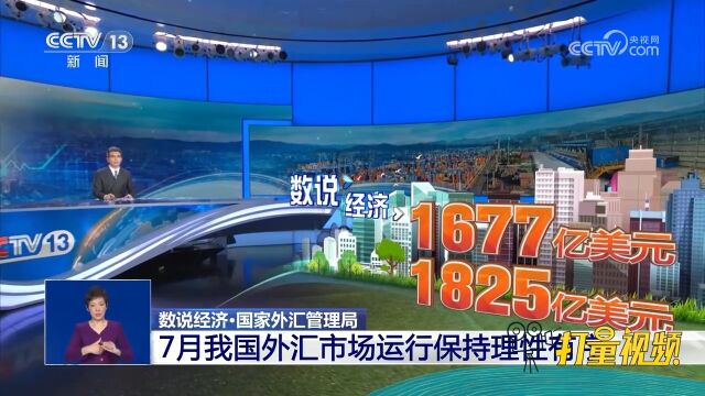 国家外汇管理局:2023年7月我国外汇市场运行保持理性有序