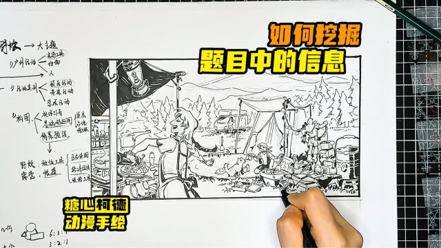 『动漫手绘』如何挖掘题目中的信息?|动画考研|动漫高考|动画校考|插画考研|游戏考研|漫画考研