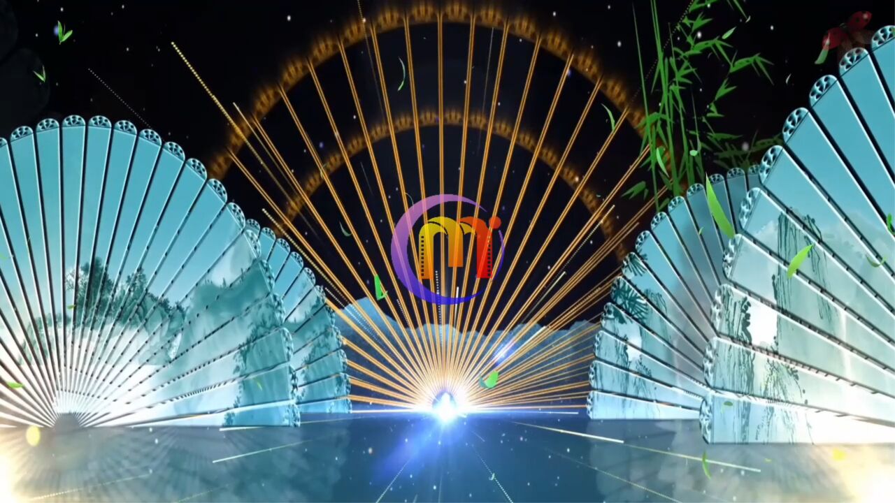 舞蹈戏曲走秀水墨山川荷塘梅花晚会舞台演出节目大屏幕高清led背景