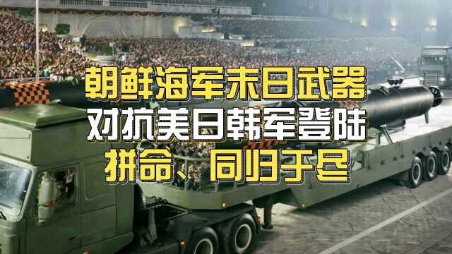 朝鲜这回更硬气了,朝鲜海军末日武器,几发能击沉美国航母战斗群