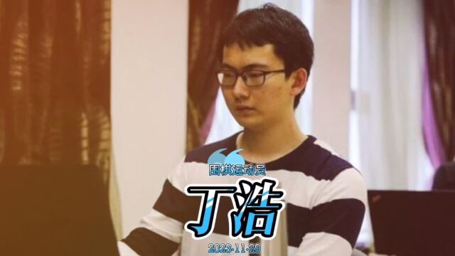 黑白之间逆转乾坤,围棋运动员——丁浩