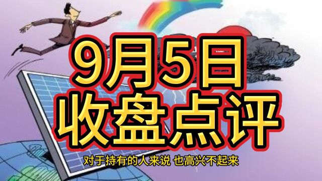 9月5日 收盘点评