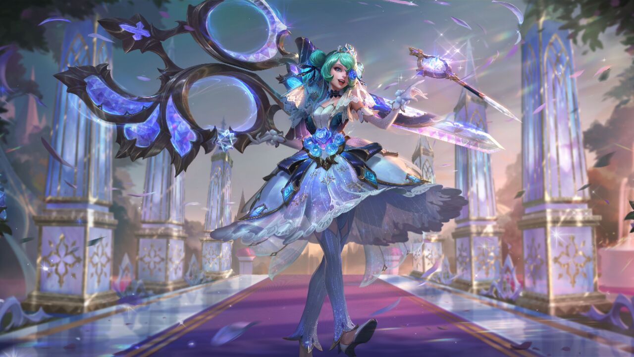 【英雄联盟手游】至臻 水晶玫瑰 格温