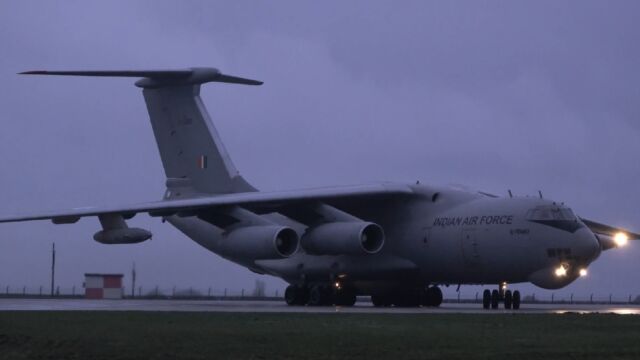 印度空军的伊留申Il78MKI|英国皇家空军沃丁顿基地