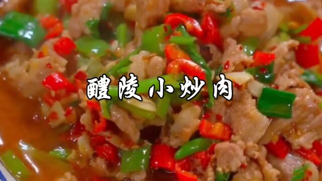 湖南小炒醴陵小炒肉的家常做法,汤汁鲜美,泡饭也非常好吃