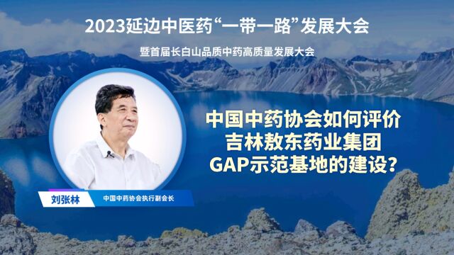 中国中药协会如何评价吉林敖东药业集团GAP示范基地的建设?