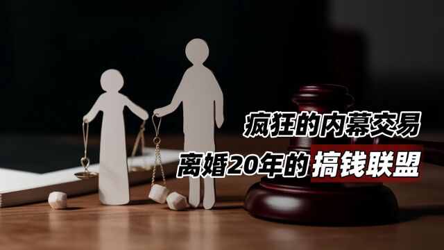 疯狂的内幕交易:离婚20年的搞钱联盟