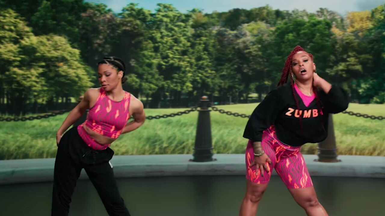 zin106zumba106尊巴健身舞减脂舞桑巴舞蹈有氧舞蹈健身减脂舞蹈课程