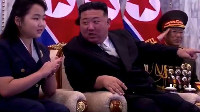 现场视频!朝鲜国庆75周年阅兵式:金正恩携“尊敬的女儿”出席