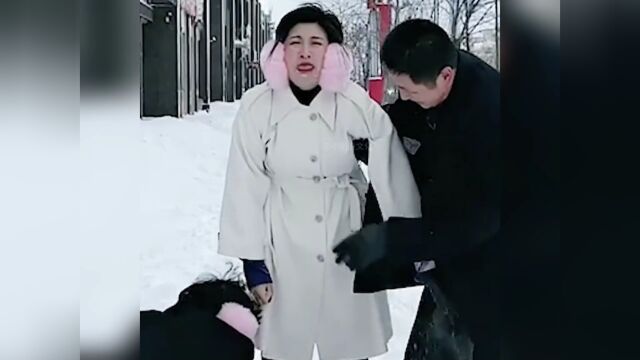 那些下雪时的搞笑瞬间