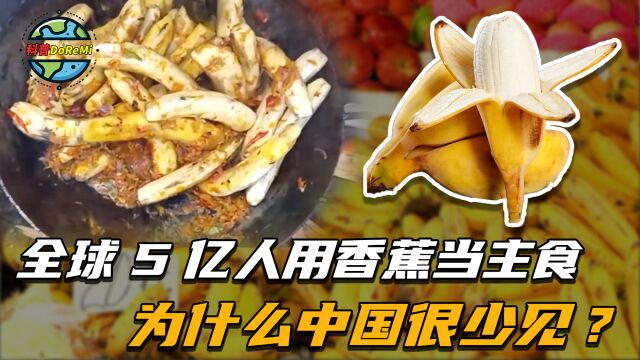 全球五亿人把香蕉当主食!一天吃三顿,为什么在中国很少见?