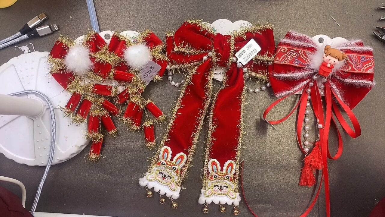 快乐天使手工坊cg259鞭炮蝴蝶结教程视频