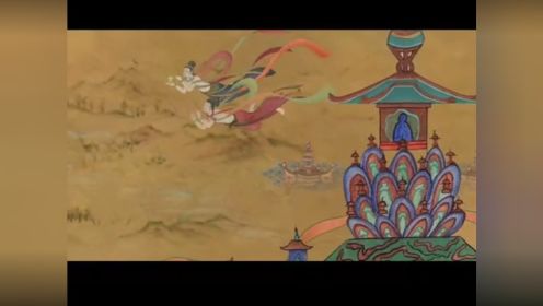 国产艺术动画短片——《飞天》敦煌壁画风格纯手绘二维动画艺术短片，弘扬中国传统文化，呈现敦煌壁画恢弘。