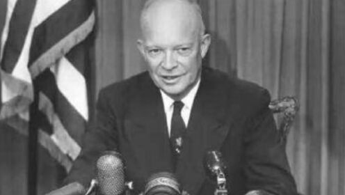 1952年，艾森豪威尔当选美国总统，镜头拍下这一幕