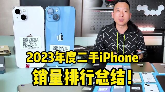 2023年度二手iPhone销量排行总结!销量第一居然是他?