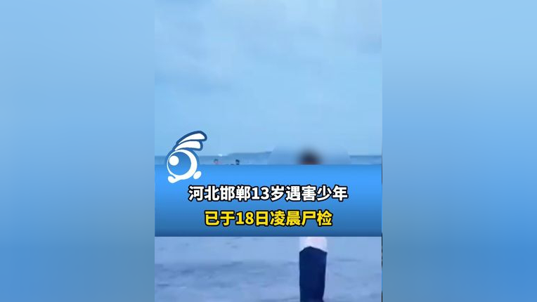 河北邯郸13岁遇害少年,已于18日凌晨尸检,头部,背部有明显伤痕.