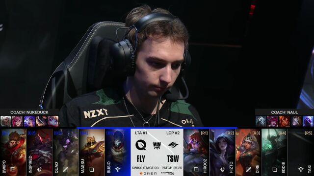 英雄联盟S15瑞士轮 第4日 FLY vs TSW