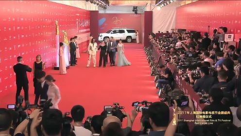 第20届上海国际电影节开幕式红毯 《情遇曼哈顿》剧组亮相 王丽坤气质造型美艳动人