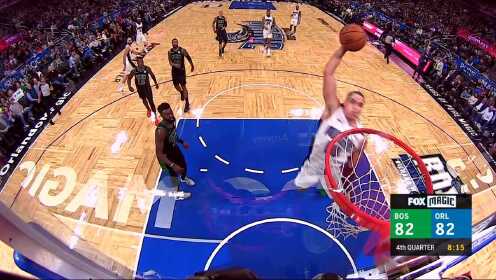 《NBA全场集锦》【球星】戈登vs凯尔特人集锦 28+12抡臂砸筐内线碾压