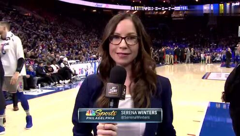 《NBA全场回放》【原声回放】老鹰vs76人第3节 沙梅特抢断老卡特还造书豪犯规