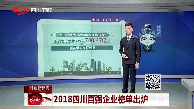 2018四川百强企业榜单出炉