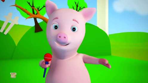 Five Little Farmees | Nursery Rhymes For Children & Kids Cartoons