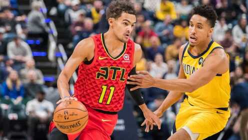 《NBA比赛集锦》【原声】老鹰104-105步行者 特雷杨49分压哨三分难救主