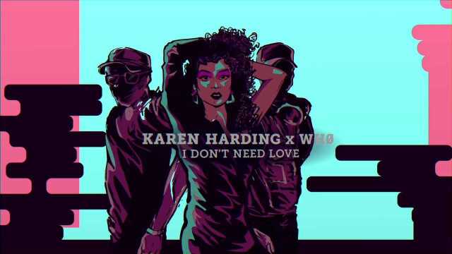 Karen Harding x Wh0  I Don't Need Love (Visualizer Video) [Ultra Music]