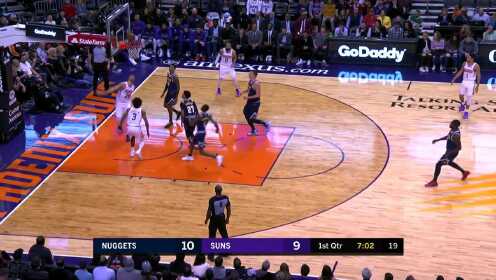 《NBA全场集锦》布克灵性抢断  卢比奥吊传中路萨里奇空接得手打三分