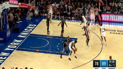 《NBA全场集锦》【球星】兰德尔vs篮网集锦 全场22分15篮板轰炸内线带队取胜