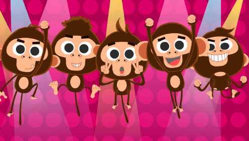 Five little monkeys jumping on the bed