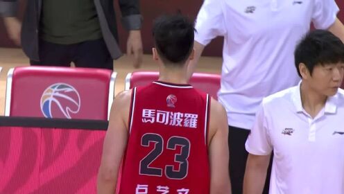 《新疆男篮》竟敢放我远射 顾全一记火热三分阿的江赶紧叫停