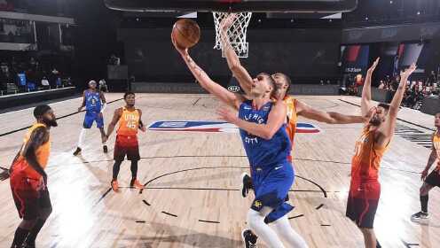 《NBA全场集锦》【原声】掘金119-107爵士 穆雷50+6KO米切尔44分将比赛逼进抢七